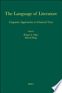 The language of literature linguistic approaches to classical texts /