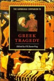 The Cambridge companion to Greek tragedy /