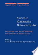 Studies in comparative Germanic syntax proceedings from the 15th Workshop on Comparative Germanic Syntax  /