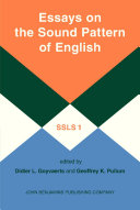 Essays on the sound pattern of English /