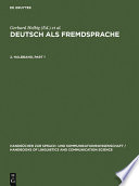 Deutsch als fremdsprache an den quellen eines faches : festschrift für gerhard helbig zum 65. geburtstag.