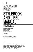 The associated press stylebook and libel manual.