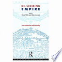 De-scribing empire post-colonialism and textuality /