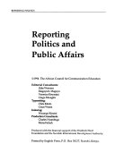 Reporting politics and public affairs /