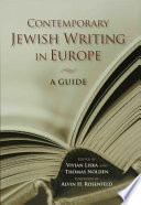 Contemporary Jewish writing in Europe a guide /