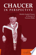 Chaucer in perspective Middle English essays in honour of Norman Blake /