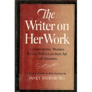 The Writer on her work /