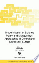 Modernisation of science policy and management approaches in Central and South East Europe
