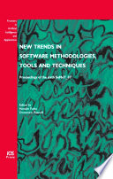 New trends in software methodologies, tools and techniques
