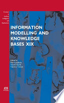 Information modelling and knowledge bases XIX