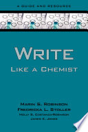 Write like a chemist a guide and resource /