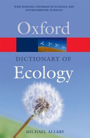 A dictionary of ecology /