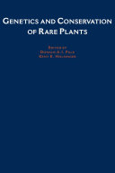 Genetics and conservation of rare plants