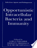 Opportunistic intracellular bacteria and immunity