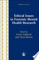 Ethical issues in forensic mental health research