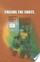Calling the shots immunization finance policies and practices /