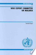 WHO Expert Committee on Malaria twentieth report.