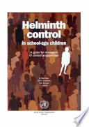 Helminth control in school-age children a guide for managers of control programmes /