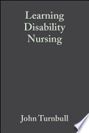 Learning disability nursing