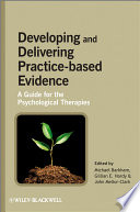 Developing and delivering practice-based evidence a guide for the psychological therapies /