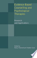 Evidence-based counselling and psychological therapies research and applications /