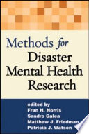Methods for disaster mental health research