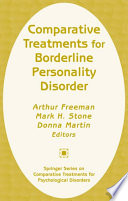 Comparative treatments for borderline personality disorder