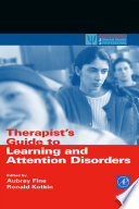 Therapists guide to learning and attention disorders