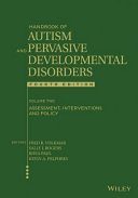 Handbook of autism and pervasive developmental disorders.