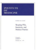 Sleeping pills, insomnia, and medical practice report of a study /