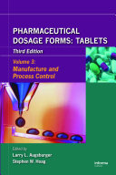 Pharmaceutical dosage forms tablets.
