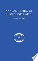 Annual review of nursing research.
