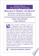 Research in nursing and health understanding and using quantitative and qualitative methods /