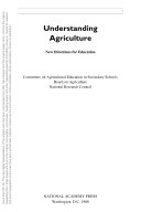 Understanding agriculture new directions for education /