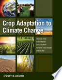 Crop adaptation to climate change