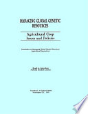 Agricultural crop issues and policies