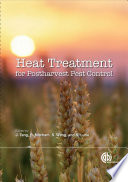 Heat treatments for postharvest pest control theory and practice /