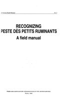 Recognizing peste des petits ruminants a field manual.