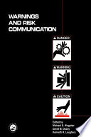 Warnings and risk communication