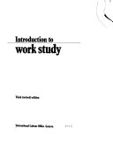 Introduction to work study.