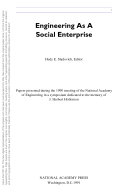 Engineering as a social enterprise