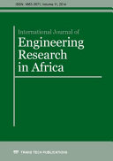 International journal of engineering research in Africa.