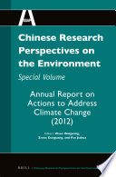Chinese research perspectives on the environment.