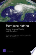 Hurricane Katrina lessons for army planning and operations /