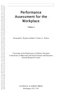 Performance assessment for the workplace.