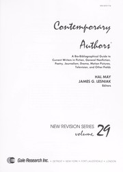 Contemporary authors : a bio-bibliographical guide to current writers in fiction, general nonfiction, poetry, journalism, drama, motion pictures, television, and other fields /