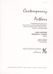 Contemporary authors : a bio-bibliographical guide to current writers in fiction, general nonfiction, poetry, journalism, drama, motion pictures, television and other fields /