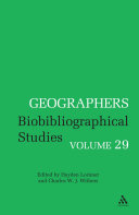 Geographers biobibliographical studies.