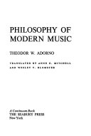 Philosophy of modern music. /