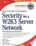 How to cheat at designing security for a Windows Server 2003 network